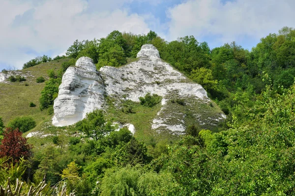 Francia, paisaje de Haute Isle en Val d Oise — Foto de Stock