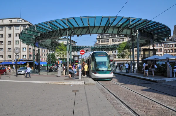 Alsace, gamla och historiska distriktet i strasbourg — Stockfoto