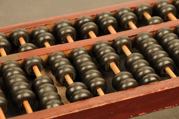 Chinese, horizontal picture of an ancient Chinese abacus — Stock Photo, Image