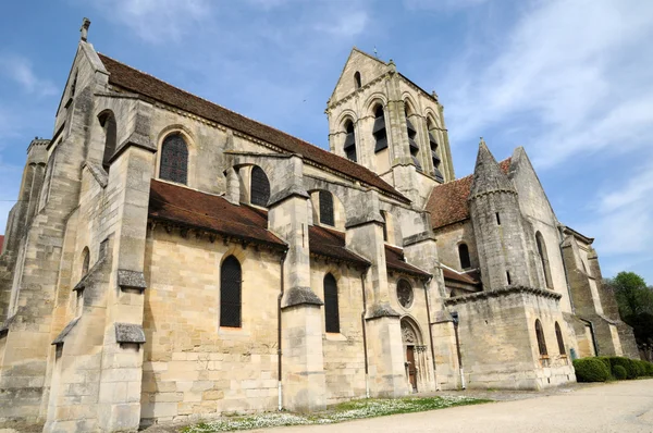 Fransa, auvers-sur oise Kilisesi — Stok fotoğraf