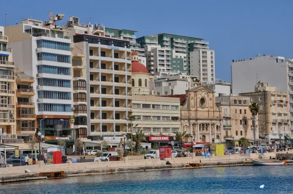 Malta, la pintoresca ciudad de Sliema —  Fotos de Stock