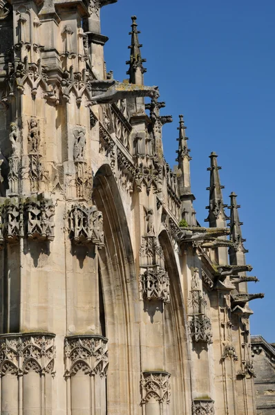 France, collegiate church of Poissy in Les Yvelines — Stock Photo, Image