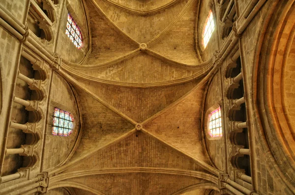 França, a igreja de Auvers sur Oise — Fotografia de Stock