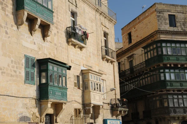 Malta, die malerische stadt valetta — Stockfoto