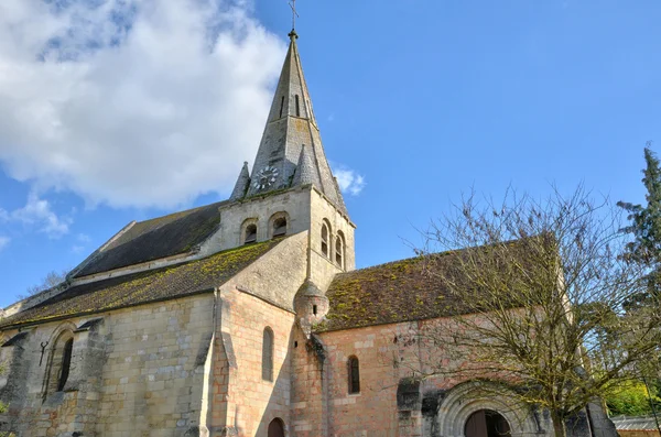 Francie, vesnice gaillon sur montcient — Stock fotografie