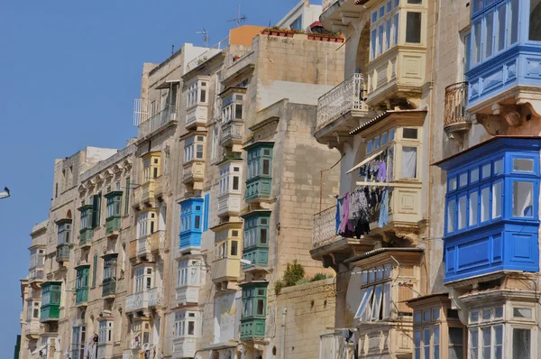 Malta, het schilderachtige stad van valetta — Stockfoto