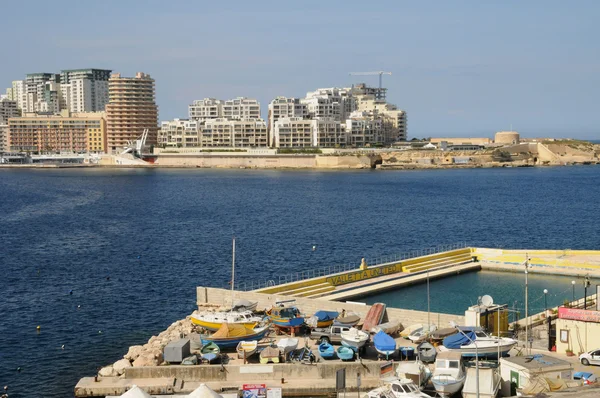 Malta, a pitoresca cidade de Sliema — Fotografia de Stock