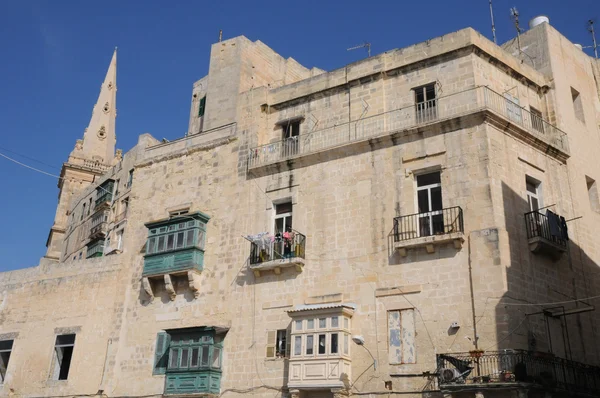Malta, valetta pitoresk kenti — Stok fotoğraf