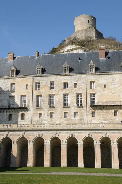 France, castle of La Roche Guyon — Stock Photo, Image