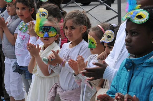 France, children carnival in Les Mureaux — Stock Photo, Image