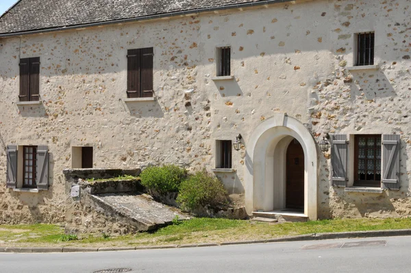 Fransa, val d fremainville pitoresk köy oise — Stok fotoğraf