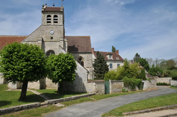 Franța, satul pitoresc Wy dit joli — Fotografie, imagine de stoc