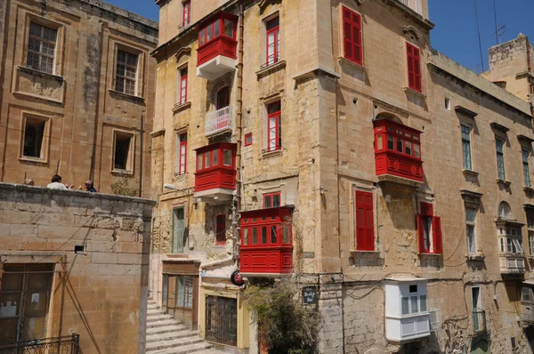 Malta, die malerische stadt valetta — Stockfoto