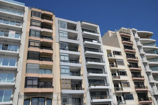 Malta, Sliema picturesque city — Zdjęcie stockowe