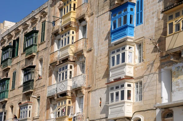 Malta, het schilderachtige stad van valetta — Stockfoto