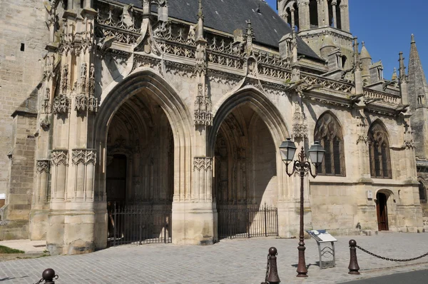 Fransa, les yvelines poissy collegiate Kilisesi — Stok fotoğraf