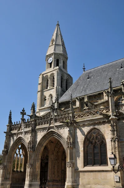 Fransa, les yvelines poissy collegiate Kilisesi — Stok fotoğraf