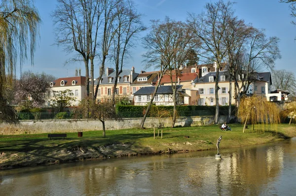 Val d Oise, picturesque city of L Isle Adam — Stock Photo, Image
