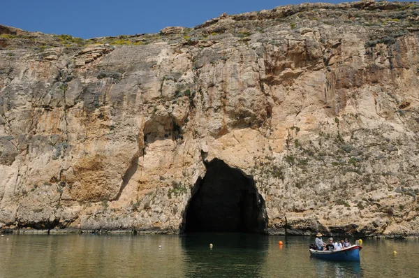 República de Malta, a pitoresca baía de Dwejra — Fotografia de Stock