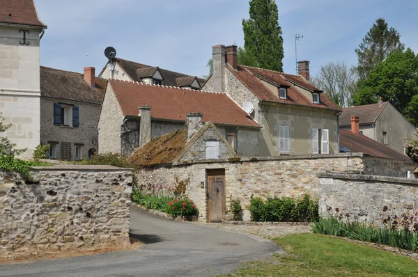 Frankrike, den pittoreske landsbyen Wy dit Joli Village – stockfoto