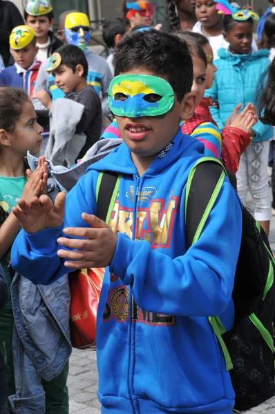 France, children carnival in Les Mureaux — Stock Photo, Image