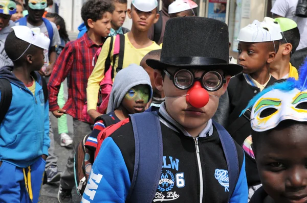 France, children carnival in Les Mureaux — Stock Photo, Image
