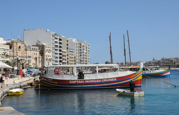 De schilderachtige stad van sliema, Malta — Stockfoto