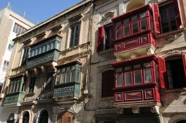 Malta, het schilderachtige stad van valetta — Stockfoto