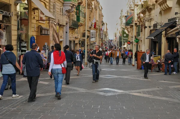 Malta, het schilderachtige stad van valetta — Stockfoto