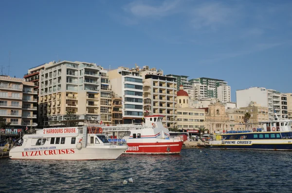 Malta, la pittoresca città di Sliema — Foto Stock