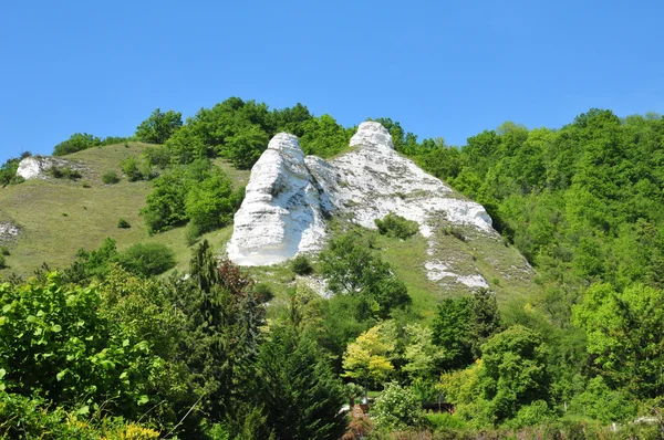 Francia, il villaggio di Haute Isle in Val d'Oise — Foto Stock