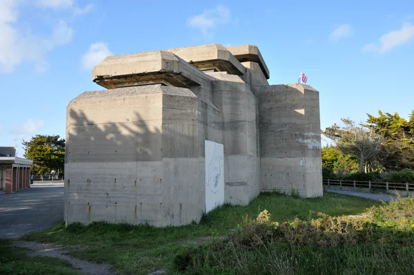 Bretagne, le grand blockhaus i batz sur mer — Stockfoto