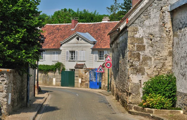 Francie, staré vesnici themericourt — Stock fotografie