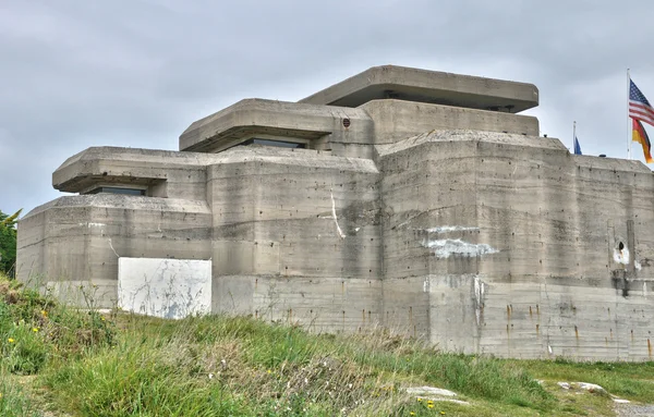 Bretagne, le grand blockhaus v batz sur mer — Stock fotografie