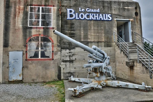 Bretagne, le grand blockhaus batz sur Mer — Fotografia de Stock