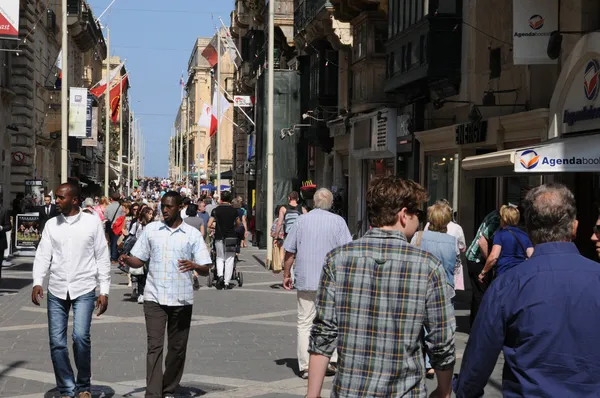 Malta, het schilderachtige stad van valetta — Stockfoto