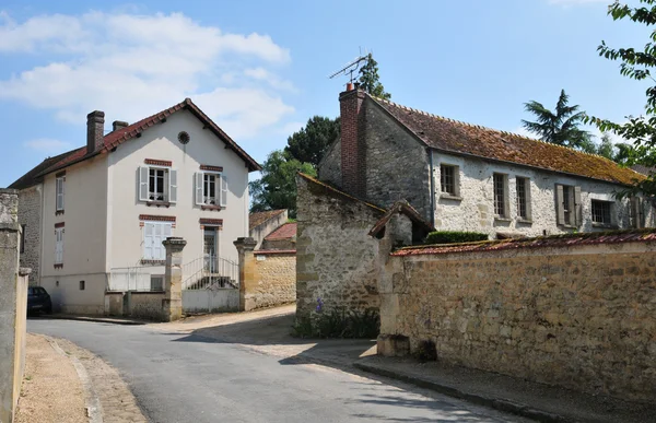 Franciaország, a régi falu Themericourt — Stock Fotó
