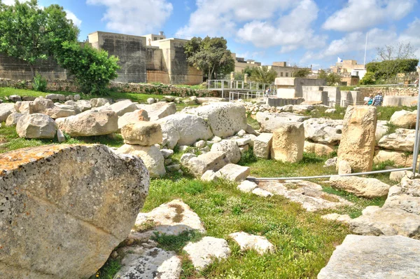 Malta, tarxien megalitik Tapınak — Stok fotoğraf