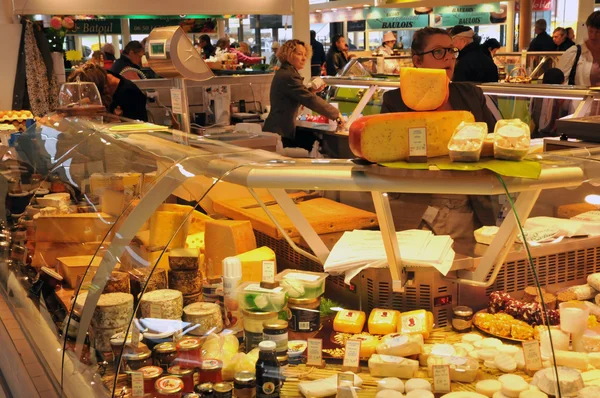 Malerischer markt von la baule in loire atlantique — Stockfoto