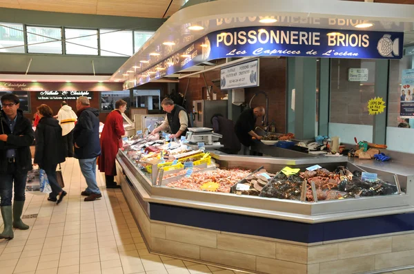 Malebný trh la Baule v loire-atlantique — Stock fotografie