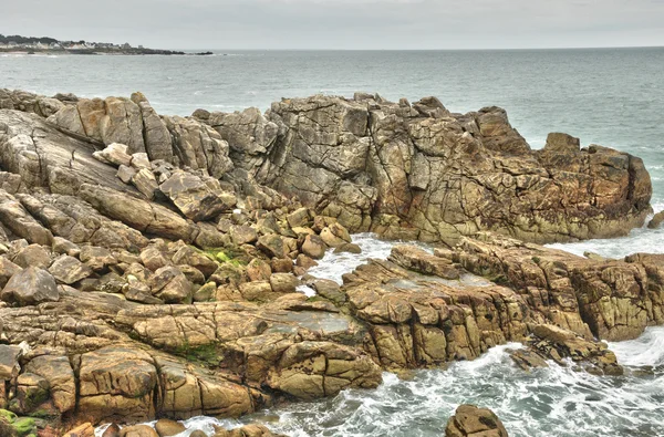 Bretagne, La Cote Sauvage in Batz sur Mer — Stockfoto