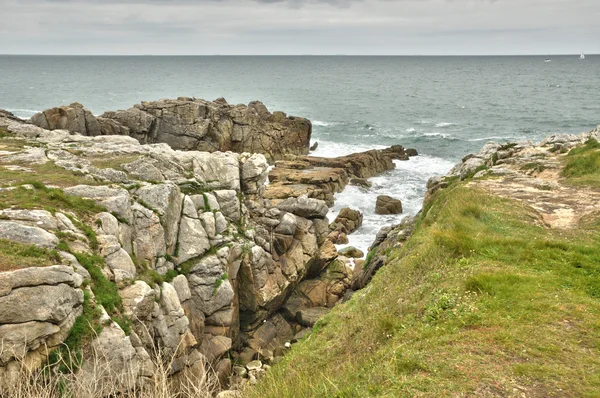 Bretagne, La Cote Sauvage in Batz sur Mer — Stock Photo, Image