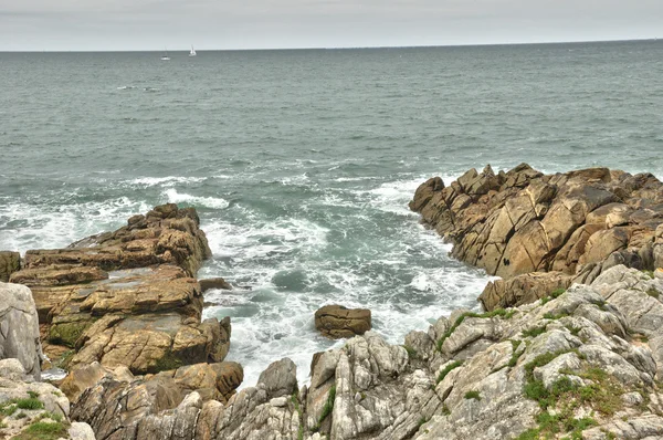 Bretagne, la cote sauvage i batz sur mer — Stockfoto