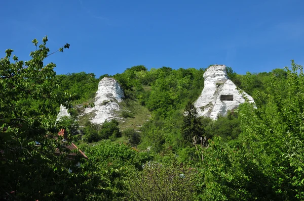 Francia, el pueblo de Haute Isle en Val d Oise — Foto de Stock