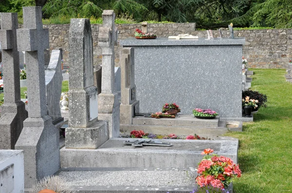 Friedhof von pornichet in loire atlantique — Stockfoto
