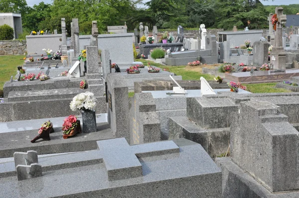 Cemetery of Pornichet in Loire Atlantique — Stock Photo, Image
