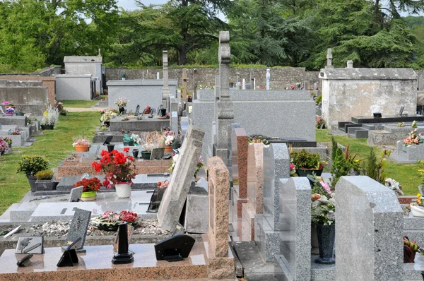 Kyrkogården i pornichet i loire atlantique — Stockfoto