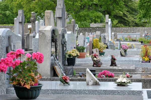 Pornichet 在大西洋卢瓦尔省的公墓 — 图库照片