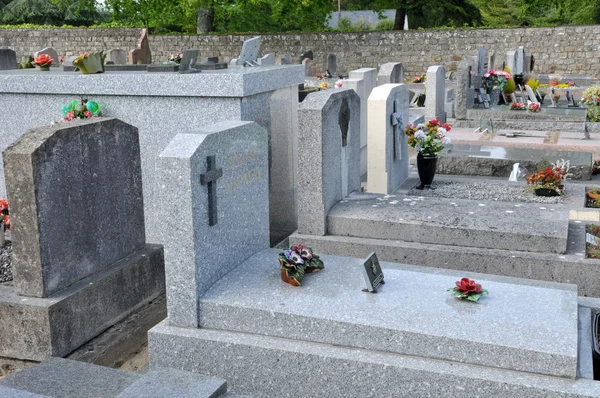 Cemetery of Pornichet in Loire Atlantique — Stock Photo, Image