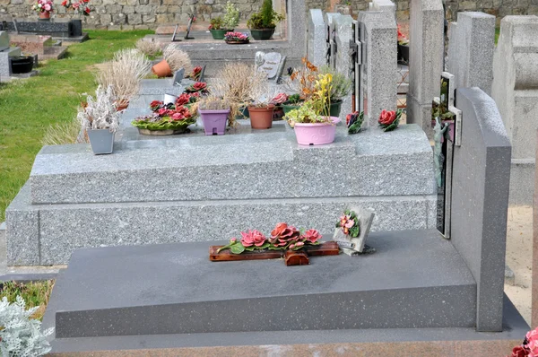 루아르 아 틀 랑 티크에서 포르니 세의 묘지 — 스톡 사진